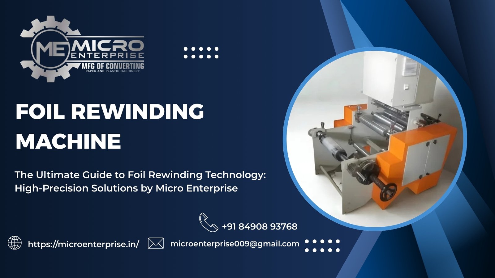 Foil Rewinding Machine exporter