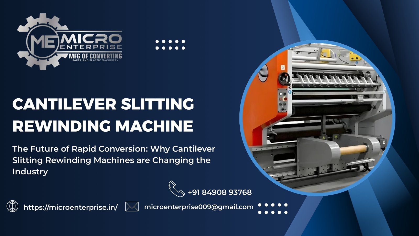 Cantilever Slitting Rewinding Machine Near me
