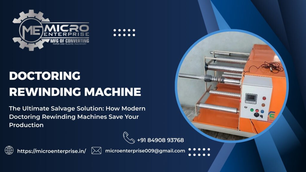 Doctoring Rewinding Machine supplier